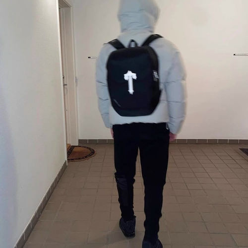 Trapstar双肩背包欧美明星同款