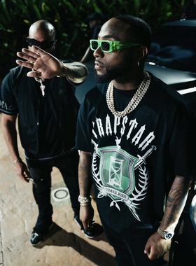 Trapstar夏季短袖T恤透气休闲嘻哈明星同款UKDRIPDRILL休闲街头