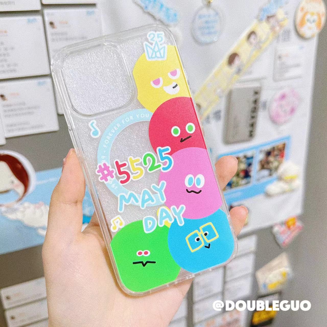 DoubleGuo 5525磁吸手机壳五月天演唱会透明周边包邮