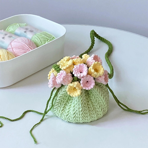 铃兰花包包送闺蜜礼物材料包手工