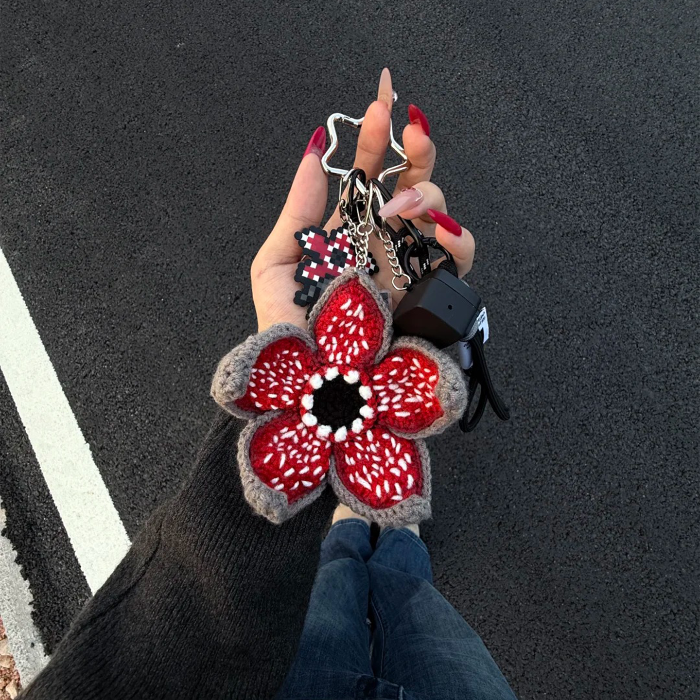 怪奇物语达达钥匙扣手工钩织周边可爱包挂创意送朋友DIY材料包,服饰配件/皮带/帽子/围巾,DIY编织材料包,淘宝优惠券,粉丝福利购,淘宝优惠卷