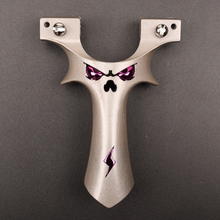 合金金属大炮恶魔弹弓9025夹片快压弹弓户外竞技精准弓