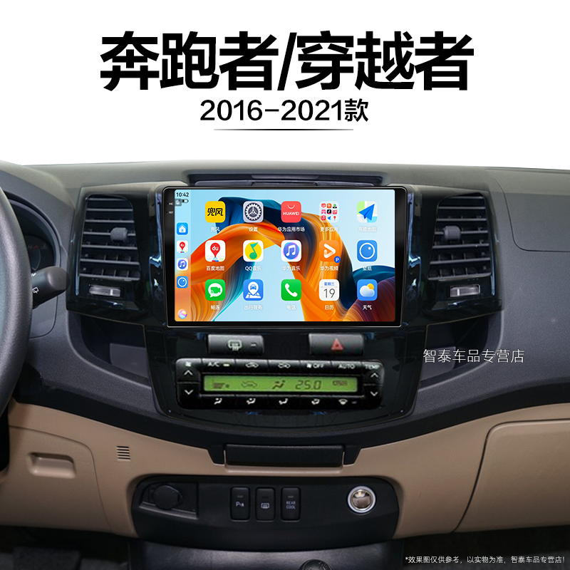 19/20/21新款丰田奔跑者穿越者适用SR5carplay中控显示大屏导航仪