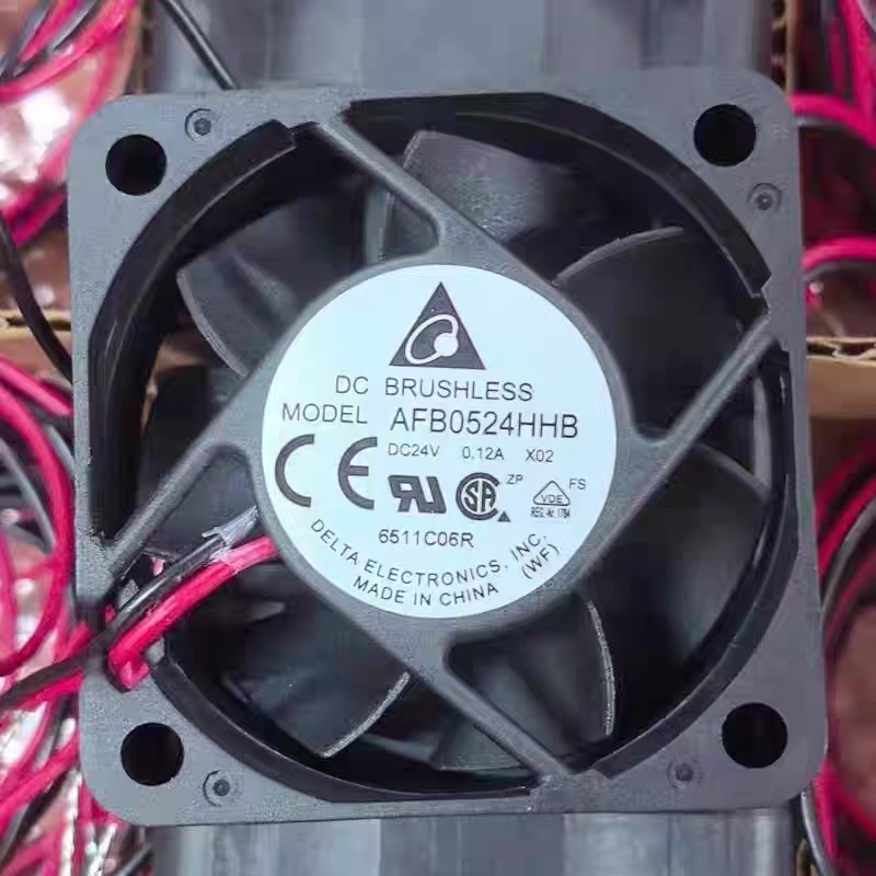 台达 AFB0524HHB 5015 24V 0.12A 5CM 大风量 双滚珠 变频器风扇