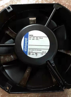EBMPAPST TYP 6424 N H R U 9T12H TDR 24V 6314HR变频机散热风扇
