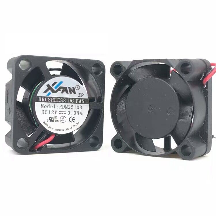 全新 2.5CM/厘米 2510 12V 0.08A 双滚珠高速大风量微型散热风扇
