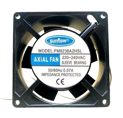 SUNFLOW FM9238A2HSL 9038 110/220V 9厘米/CM机柜交流散热风扇