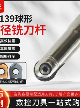 T2139球刀刀杆瓦尔特通用半圆球刀片R56810R12.5球刀粒P3200刀片