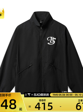 LI-NING李宁男子反伍BADFIVE宽松运动健身休闲夹克外套AFDW449-3