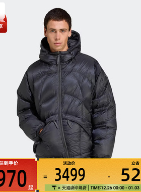 Adidas阿迪达斯三叶草男子EQT JKT运动休闲羽绒服JV7653