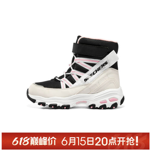 【TOP】SKECHERS斯凯奇大童鞋GIRLS DLITES休闲鞋664200L-WBPK