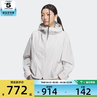 adidas阿迪达斯女子FOS运动休闲连帽夹克外套KC2711