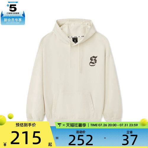 SKECHERS斯凯奇男女运动休闲套头衫卫衣L325U047-001J
