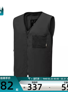 SKECHERS斯凯奇男女运动休闲单马甲P225U068-0018