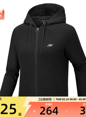 SKECHERS斯凯奇女子运动健身夹克外套P425W239-0018