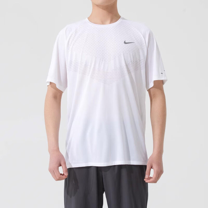 NIKE耐克男子DFADV STRIDE SS TOP运动健身圆领短袖T恤HV5204-100