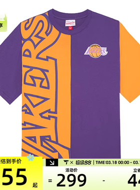 Mitchell&ness中性短袖运动T恤短袖运动T恤TCRW1226-LALYYPPPYWPR