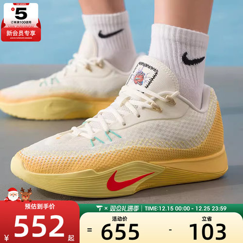 NIKE耐克男子S.T. FLARE运动缓震训练实战篮球鞋IM6681-067