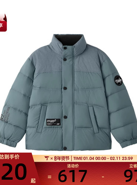 SKECHERS斯凯奇大童运动休闲羽绒服L425K103-00VB