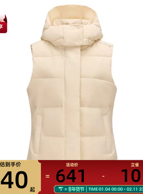 SKECHERS斯凯奇女子运动羽绒马甲P425W140-001J