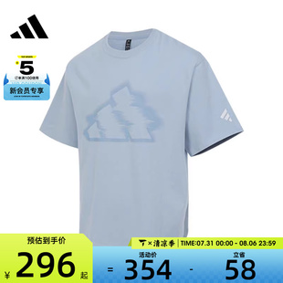 TEE運(yùn)動(dòng)休閑短袖 adidas阿迪達(dá)斯男子FUSTL GFX T恤KC3745