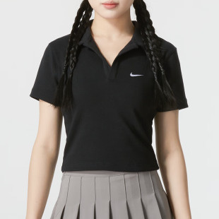 DV7885 NIKE耐克女子ESSNTL POLO衫 SS时尚 010 休闲百搭舒适短袖