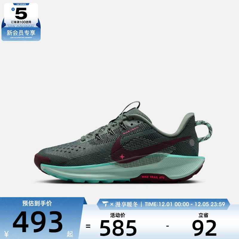 NIKE耐克大童PEGASUS TRAIL 5运动训练跑步鞋FV5638-301