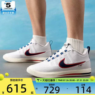 NIKE耐克男子BOOK 2 NRG德文布克白红运动训练篮球鞋IR6332-100