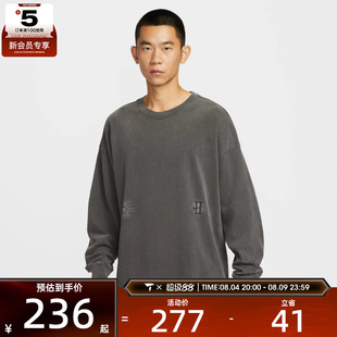 NIKE耐克男子德文布克篮球运动休闲印花圆领短袖T恤IH5086-010