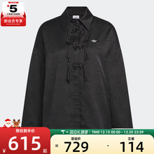 adidas阿迪达斯三叶草女子运动健身夹克外套KB6407