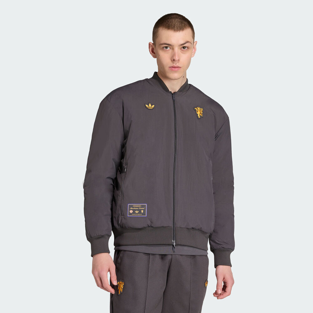 adidas阿迪达斯男子MUFC ICON运动休闲棉服外套JN2831