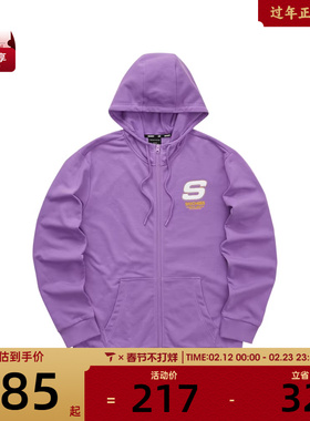 SKECHERS斯凯奇男女运动健身夹克外套L321U142-00QA