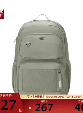 SKECHERS斯凯奇男女运动休闲双肩包L325U055-02BV