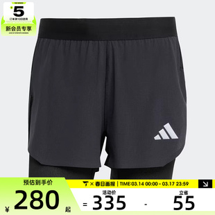 adidas阿迪达斯男子adi365 2in1 M运动休闲短裤KE2286