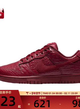 NIKE耐克女子DUNK复古运动鞋休闲鞋板鞋HV4388-600