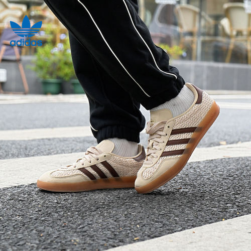 adidas阿迪达斯三叶草男女GAZELLE INDOOR经典板鞋运动鞋JS1418