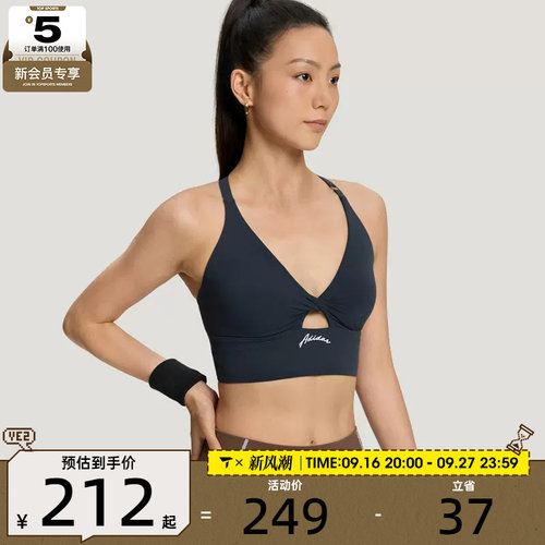 adidas阿迪达斯女子三条纹舞动系列健身运动BRA内衣LF4998