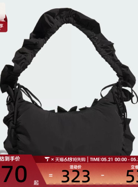 adidas阿迪达斯三叶草男女RUFFLE BAG L运动休闲单肩包IA8915