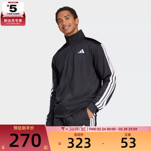 adidas阿迪达斯男子M 3S TR TT运动健身夹克外套JI8816