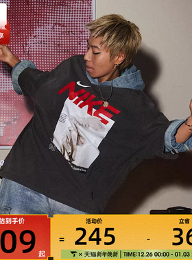 NIKE耐克女子AS W NSW SS TEE LBR OS GCEL运动T恤HF6292-060