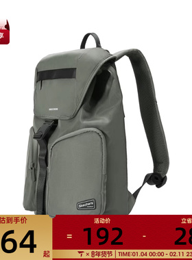 SKECHERS斯凯奇男女运动休闲双肩包L325U063-02BV