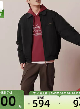 马年系列丨SKECHERS斯凯奇男女时尚翻领棉服外套L126U001-0018