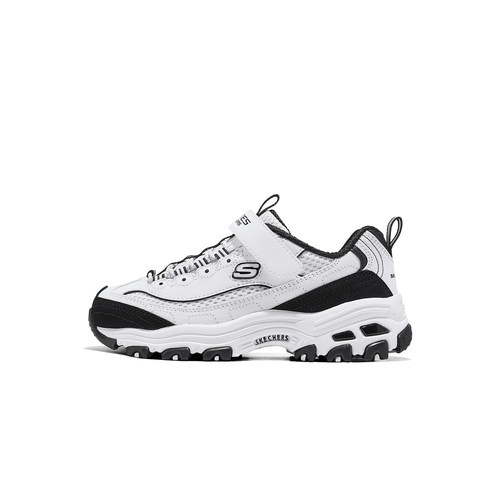 【TOP】SKECHERS斯凯奇大童鞋0DLITES运动休闲鞋405305L-WBK