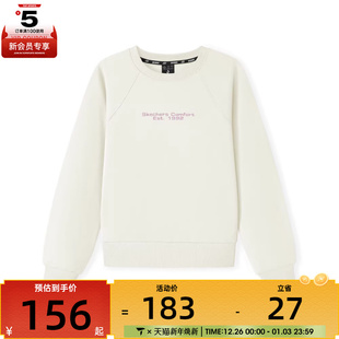 SKECHERS斯凯奇女子运动休闲套头衫 0074 卫衣L325W048