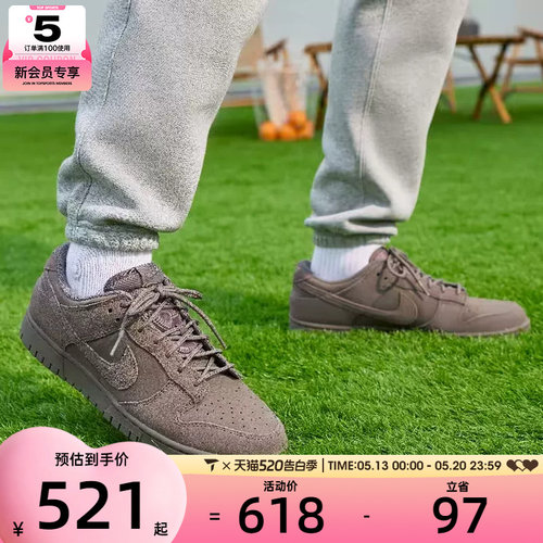 NIKE耐克男子DUNK低帮复古运动鞋休闲鞋板鞋IB6651-200