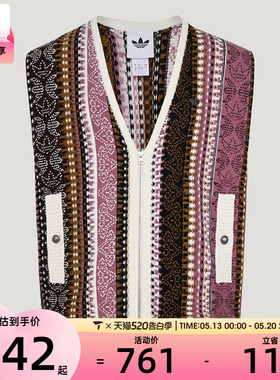 adidas阿迪达斯三叶草男子TOUR VEST运动休闲马夹KU6910
