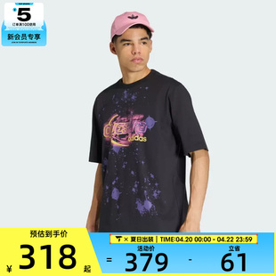 adidas阿迪达斯三叶草男子GRAPHIC TEE运动休闲短袖T恤KX4844