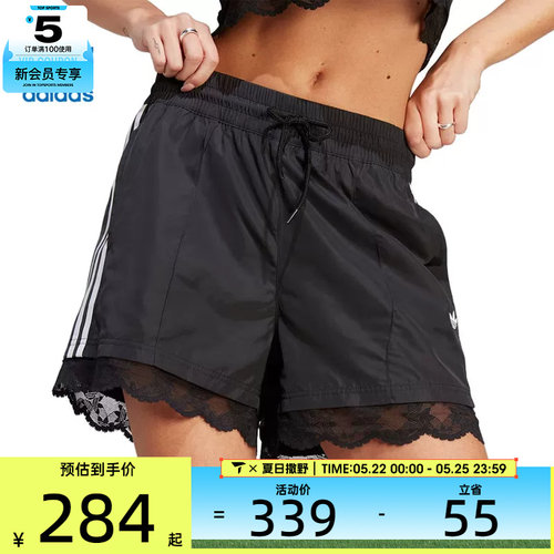 adidas阿迪达斯三叶草女子3 STRIPE SHORT运动休闲短裤II5605
