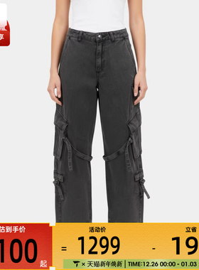 adidas阿迪达斯三叶草女子MULTI-PKT PANTS运动休闲长裤KU9535