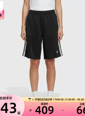 adidas阿迪达斯三叶草女子BLK SHORT W运动休闲短裤KU4754